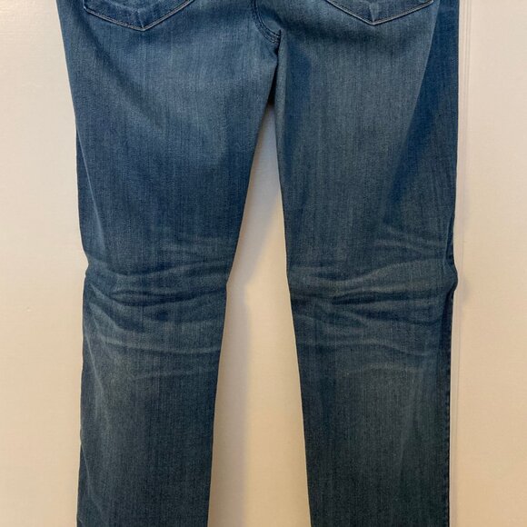 Women's Blue Distressed Jeans - Picture 13 of 16